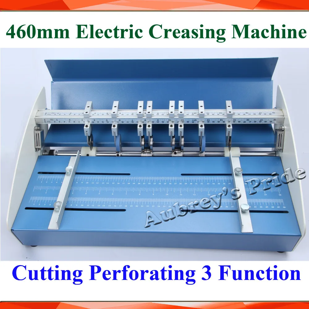 Free CP some 18inch 460mm Electric Creaser Scorer Perforator Cutter 3in1 Paper Cutting Creasing Perforating 3 Function Machine