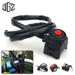 Universal 22mm interruptores de ligar-fora da motocicleta começar motocross bicicleta da sujeira luz guiador controlador botão acessórios modificados