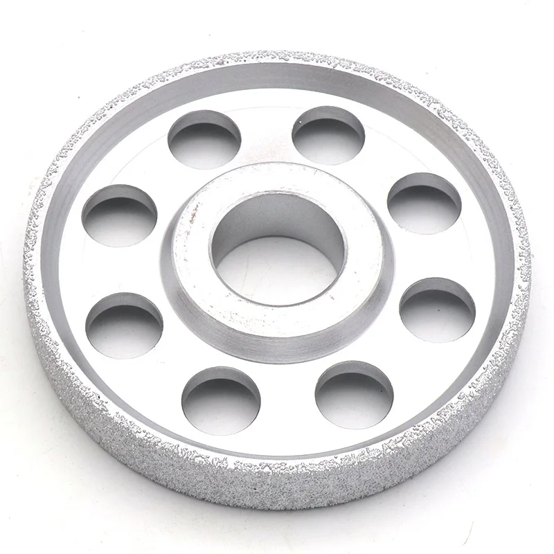 1pcs 125/150mm Vacuum Brazed Diamond Grinding Wheel Suitable Deburring Rust Removal Tool for Marble Granite Glass Ceramic Jade