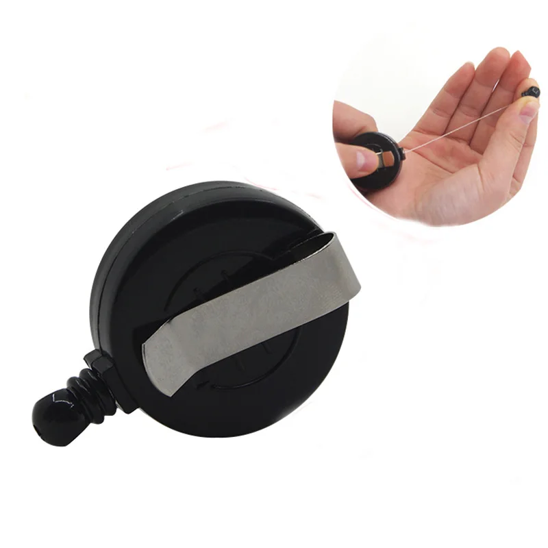 1PC Reel Device (Black/Clear Thread Available) Magic Tricks Accessories Stage Close Up Illusions Prop Magia Vanish Objects Tool