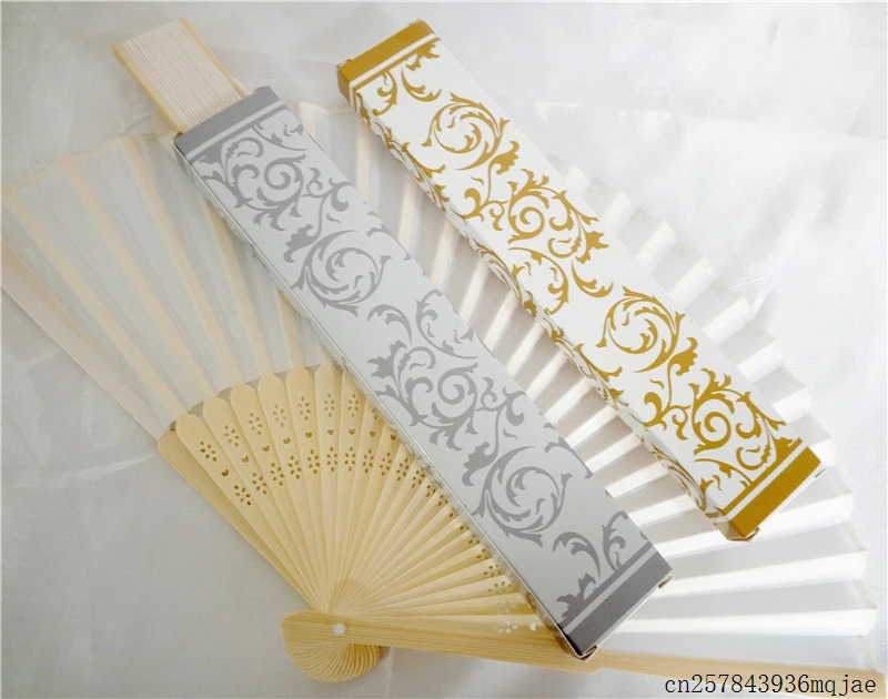 

1000pcs Folding Hand Fan Boxes Elegant Gift Box Wedding Gifts Marriage Birthday Party Favor