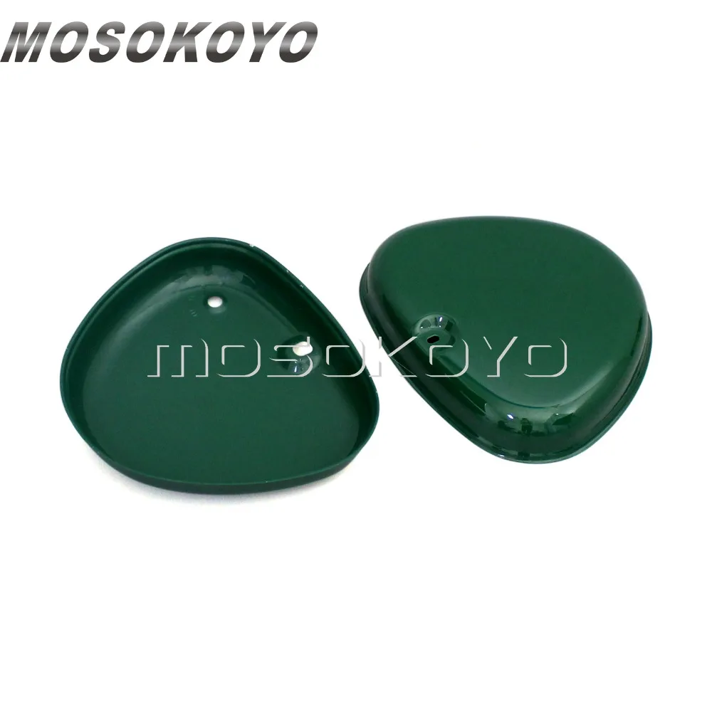 Motorcycle Green Orange Oil Tank Gas Fuel Tank + 2 Side Cover for Simson S50 S51 S70