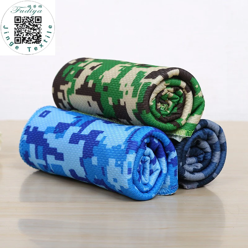 New Ice Towel  Camouflage Colors Utility Enduring Instant Cooling Towel Heat Relief Reusable Chill Cool Towel