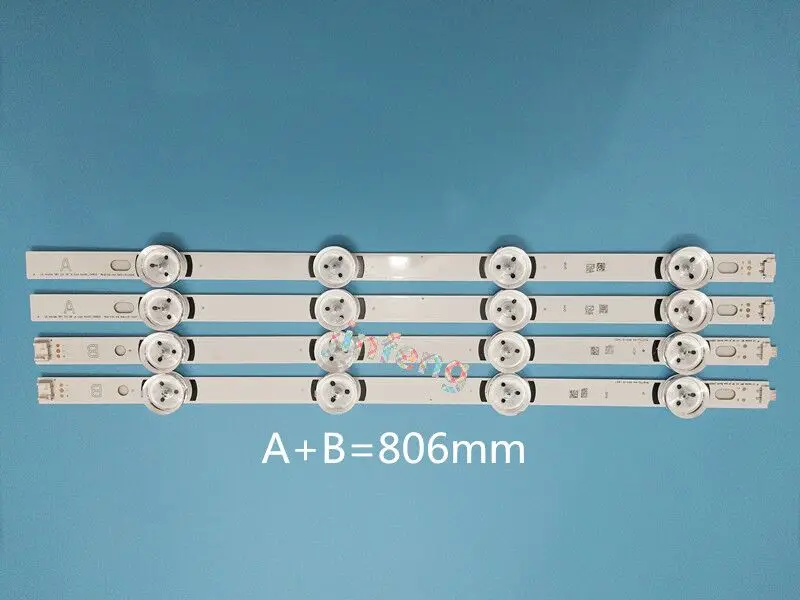 (New kit)8 PCS(4*A+4*B)LED strip bar Replacement for LG 39 inch TV 39LB561V 390HVJ01 innotek DRT 3.0 39 inch A B type