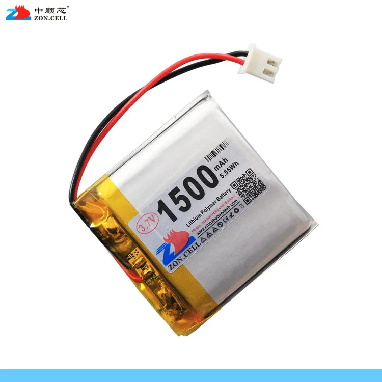 In the core 3.7V 1500mAh 674040 BB CALL baby monitor polymer lithium battery 654040 Rechargeable Li-ion Cell