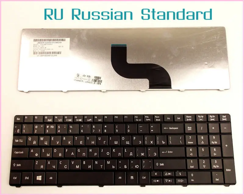 Laptop Keyboard For Acer Travelmate Timeline 8531 8571 8571G 8572 8572G 8572T 8572TG RU Russian Version