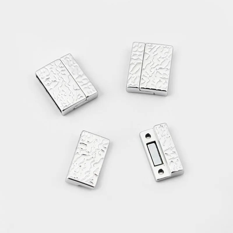 2sets Large Hole Magnetic Clasp For Wrap Bracelet Strap DIY Jewelry Findings Making Accessories