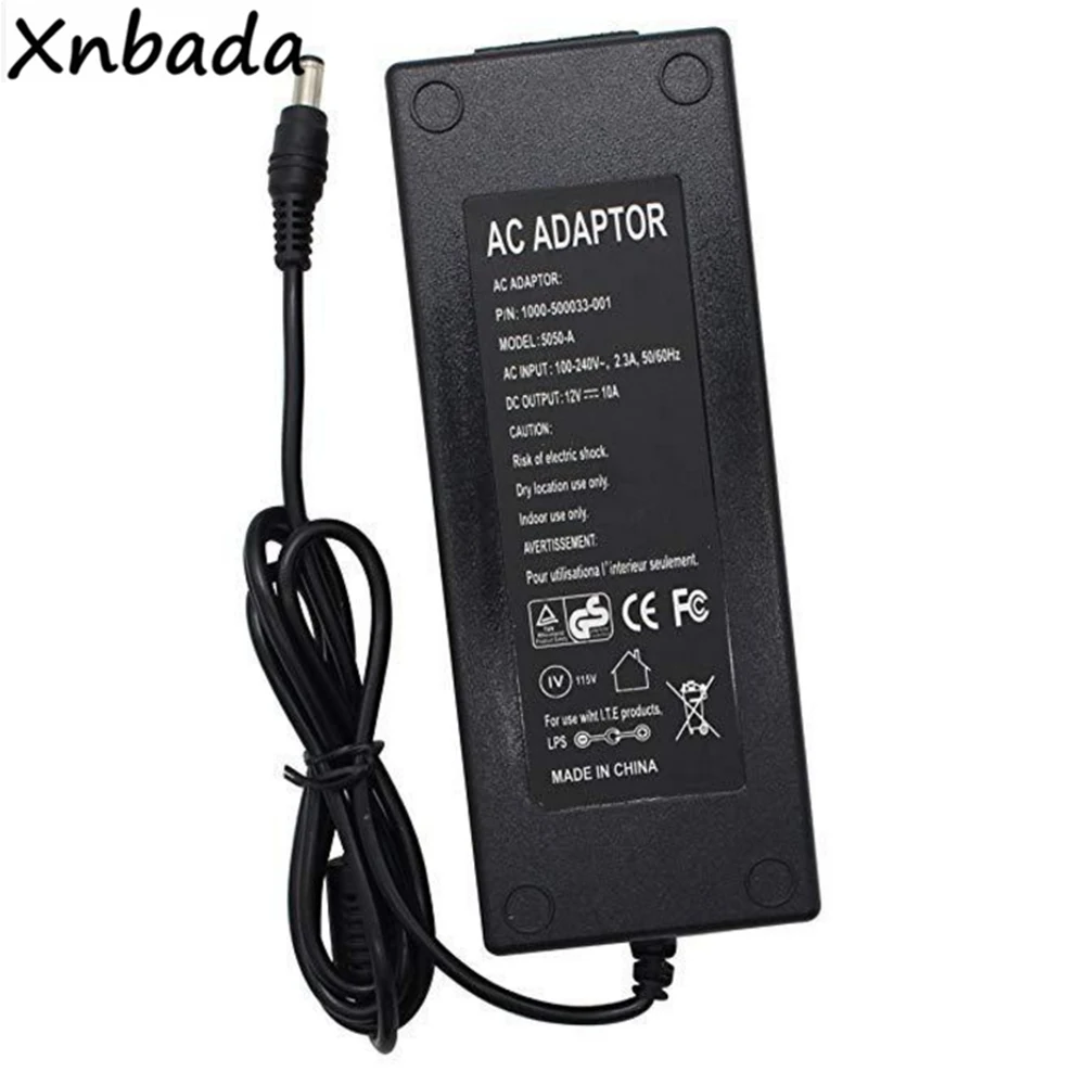 Xnbada Power Supply Adapter 12V 2A-12.5A Lighting Transformer For 5050 5730 2835 3014 Led Strip