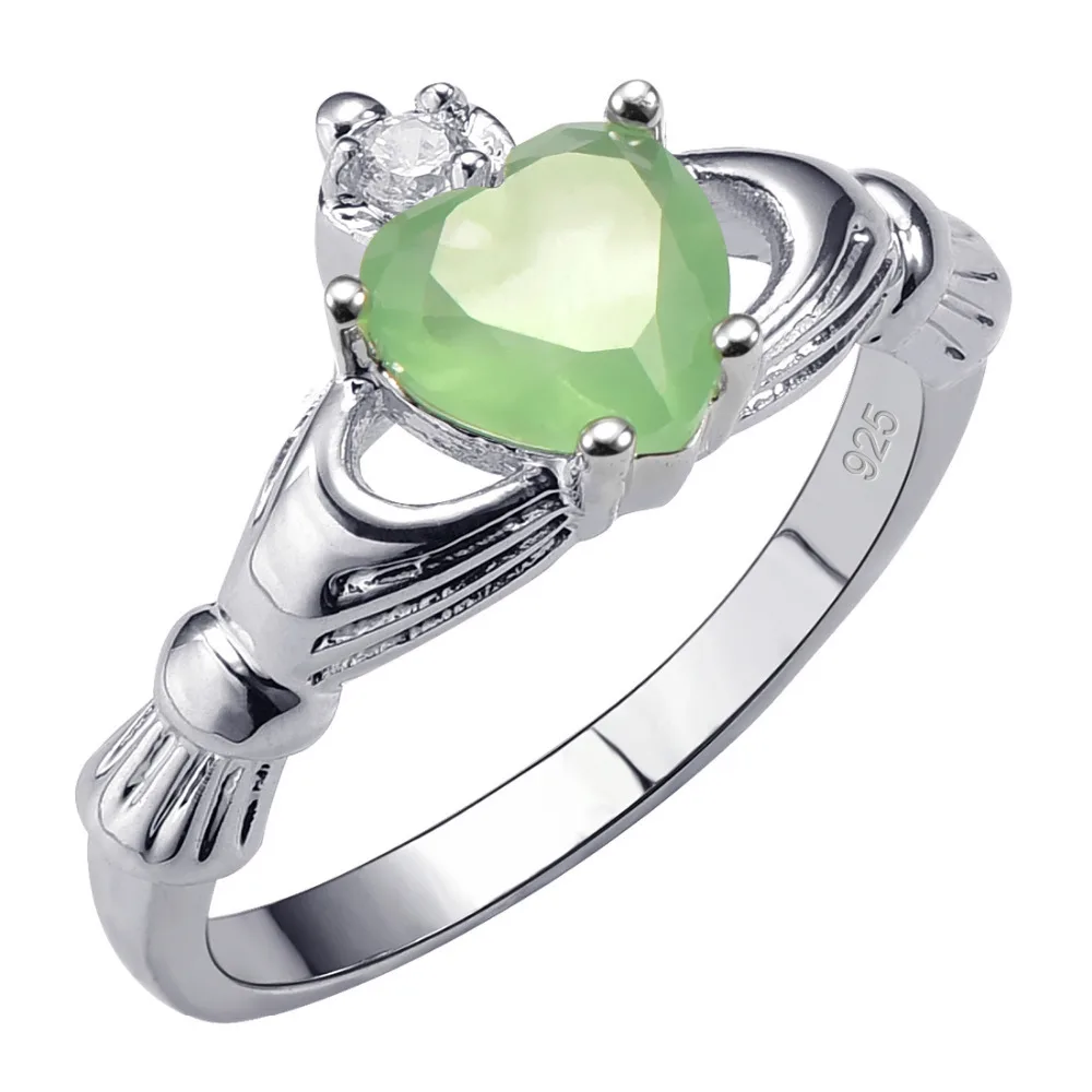 Simulated Prehnite 925 Sterling Silver High Quantity Ring Beautiful Jewelry Size 5 6 7 8 9 10 11 12 F1528