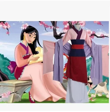 Hua Mulan Dress Blue Dress Princess Dress Movie Cosplay Costume Custom Made - Image 2