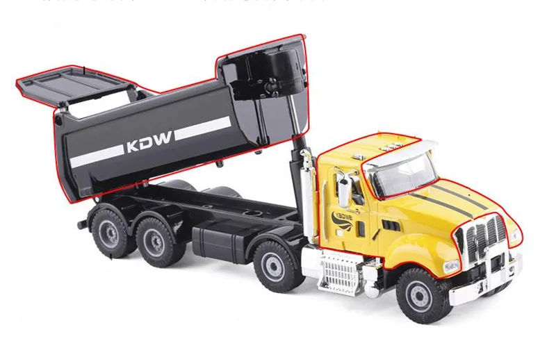 1:50 alloy engineering vehicles,high simulation dump truck model,metal diecasts,toy vehicles,can slide puzzle toys,free shipping