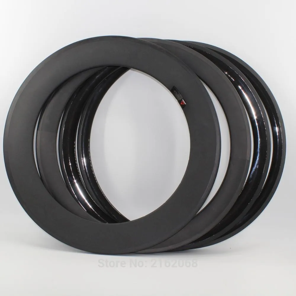 Brand New 700C 38 50 60 88mm felga Clincher Rower szosowy matowy 3K UD 12K T800 pełne koła rowerowe z włókna węglowego felgi 23/25mm szerokość