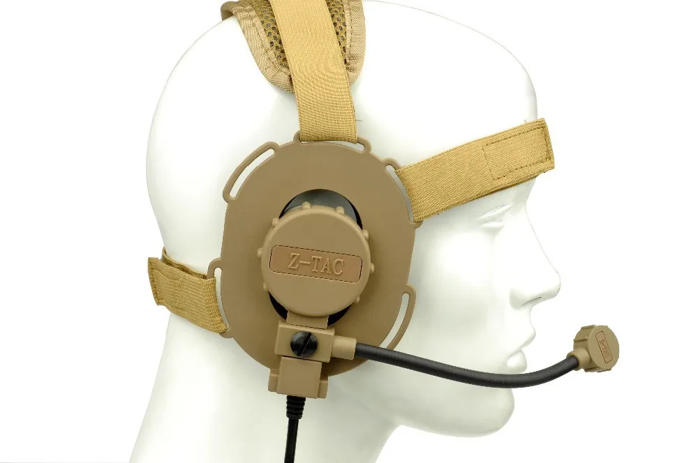 

Z.Tactical Z 029 Bowman element Airsoft Paintball Hunting Tactical Headset BK/TAN