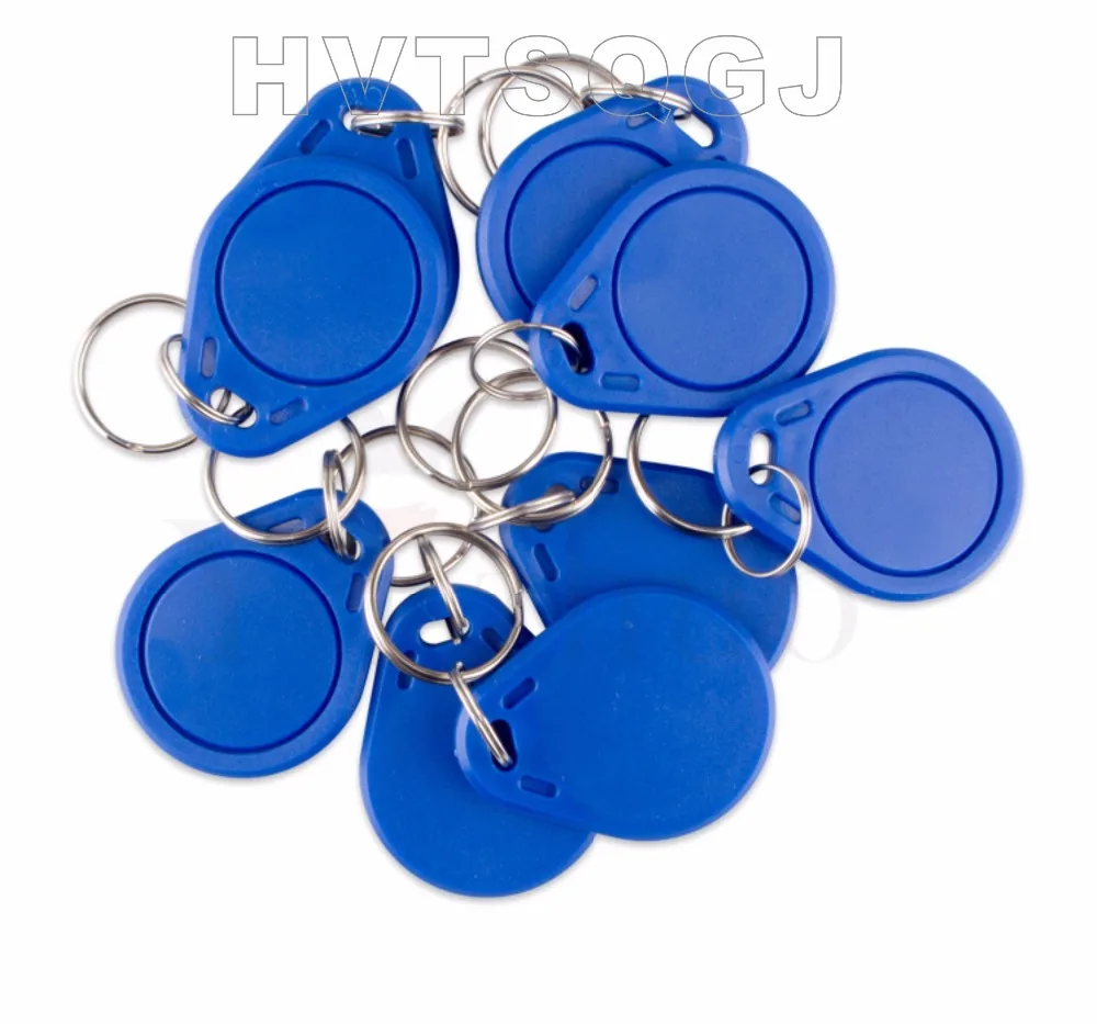 100 szt. 13.56MHz RFID IC Keykobs Proximity Smart Card Token Key Chains do systemu kontroli dostępu