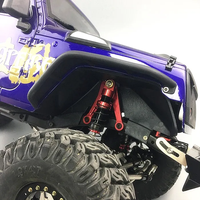 KYX Racing Nylon Fender/Mud Guard para RC Crawler Carro Axial SCX10 II Wrangler Corpo Duro 313 milímetros