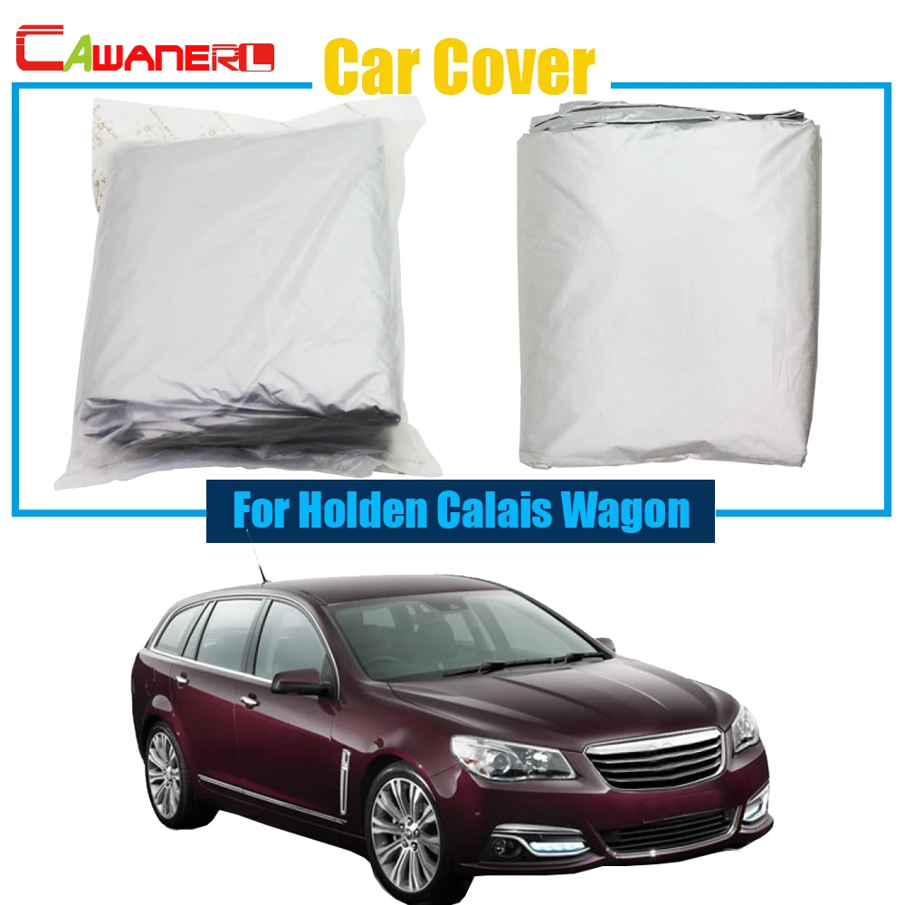 

Cawanerl Car Cover Outdoor Sun Shade Snow Rain Resistant Anti UV Protector Cover Dust Proof For Holden Calais Tourer / Wagon