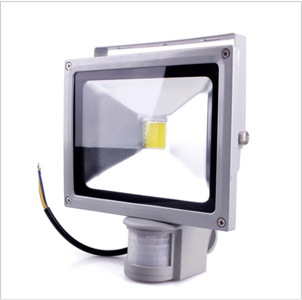 Free shipping Led Flood Outdoor Floodlight 10W 20W 30W PIR LED Flood light with motion sensor Spotlight waterproof AC85-265V