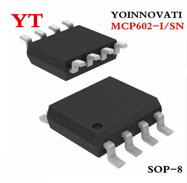  20PCS/LOT IC MCP602-I/SN MCP602  SOP DUAL OP-AMP 3000 uV OFFSET-MAX 2.8 MHz BAND WIDTH Best quality