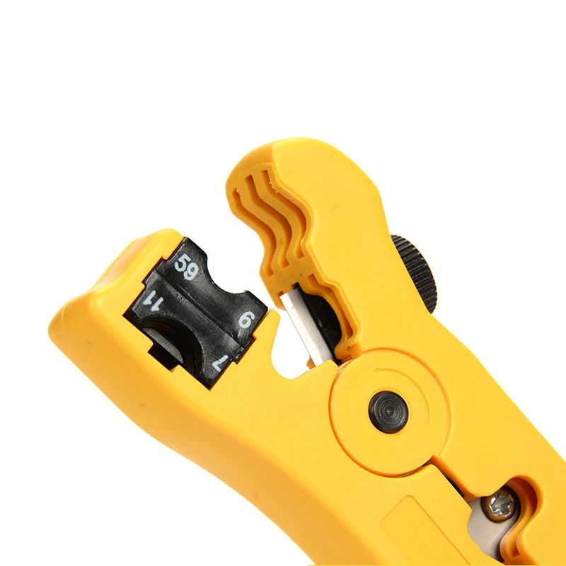 xintylink network hand tool pliers knife flat round line utp rj45 cat5 cat6 wire coax coaxial stripping cable stripper cutter