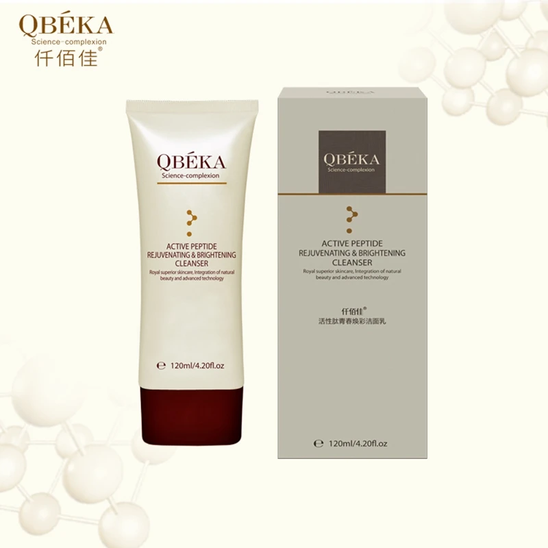 

QBEKA Active Peptide Rejuvenating Brightenin Effective Whitening Moisturizing Facial Cleanser Pore Refreshing Purifying Cleanser