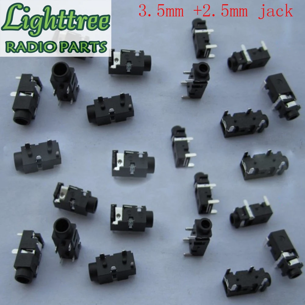 10Pairs  Earphone Jack Socket Connector For HYT TC700 TC500