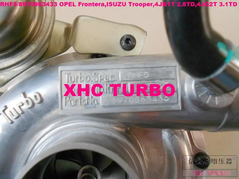 NEW RHF5 VICC 860029 8970863433 Turbo Turbocharger for OPEL Frontera Monterey,ISUZU Trooper,4JG2T 3.1TD 113HP