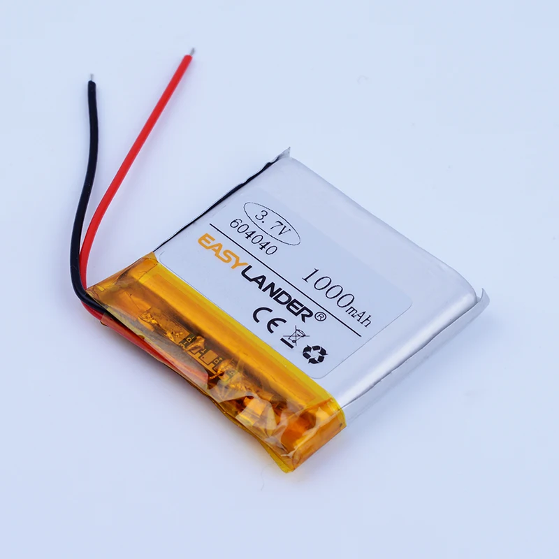 604040 3.7V 1000mAh Lithium li Polymer Li-ion Rechargeable Battery For xiaomi Bluetooth speaker 2  MP4 MP5 GPS PSP phone 064040