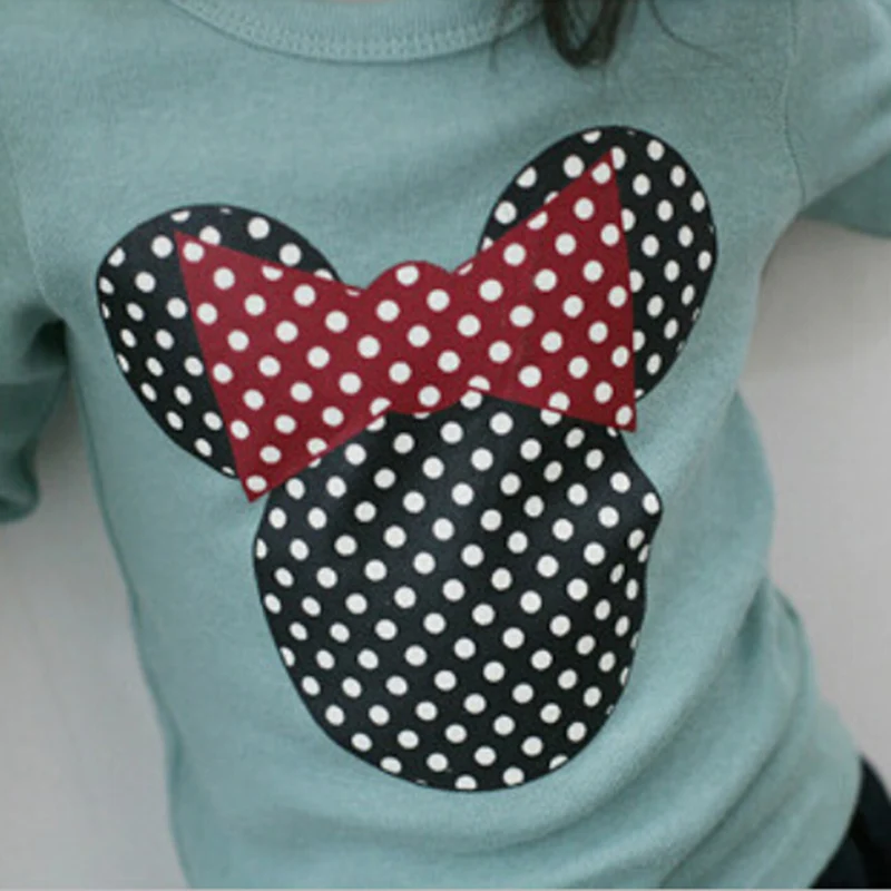 Fashion Baby Kid Long Sleeve Cat Shirt Tops Clothes Girls Blouse Spring and Summer Autumn Cartoon Kids T-shirt