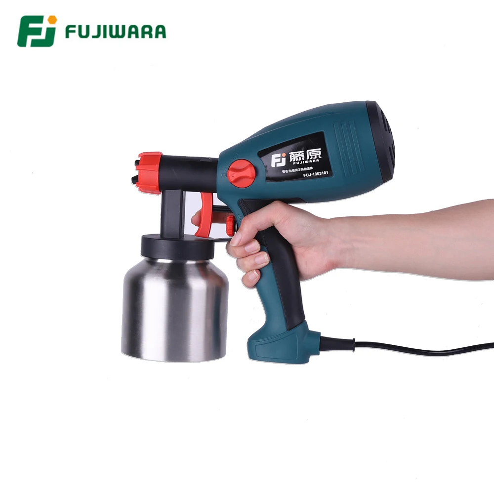 FUJIWARA 400W Electric Disinfection Water Spray Gun Latex Paint Airbrush Paint Paint Painting Tools High Atomization 1.8mm/2.5mm