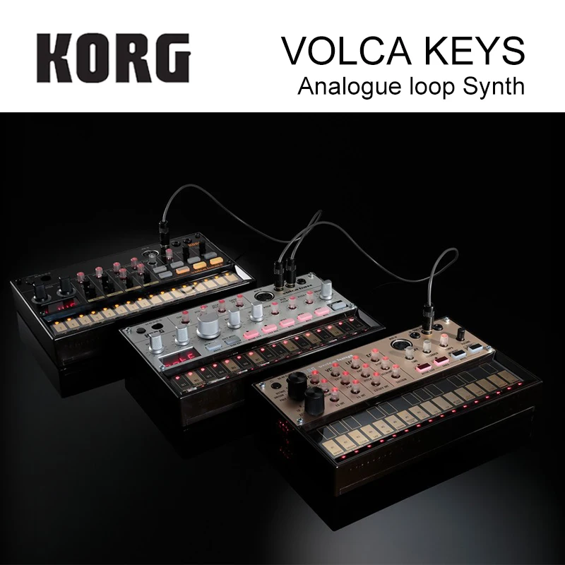 Korg Volca Keys Analog Synthesizer Polyphonic Analog Sound Engine and Loop Sequencer