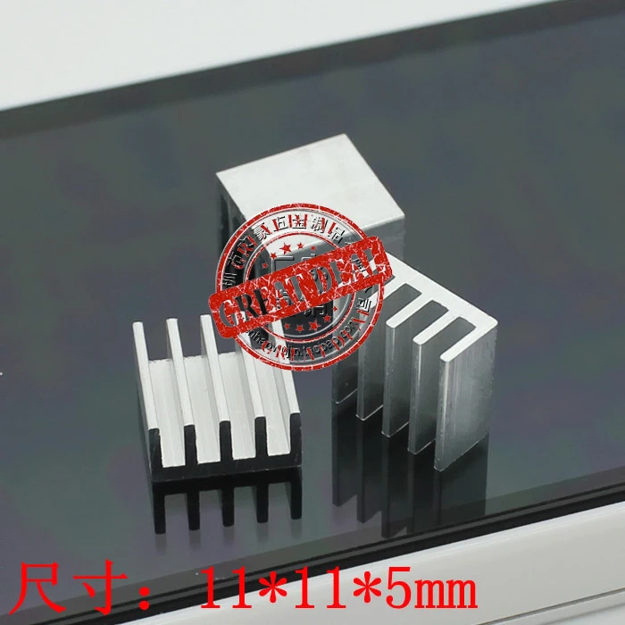 Free Shipping Wholesale 100PCS Aluminum IC heatsink 11*11*5MM High quality Thermal block radiator