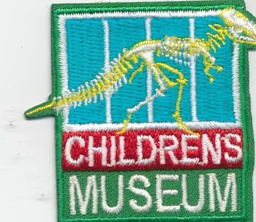 Girl Boy Club CHILDREN'S MUSEUM Fun Patches Crests Badges SCOUT GUIDE Visit Tour