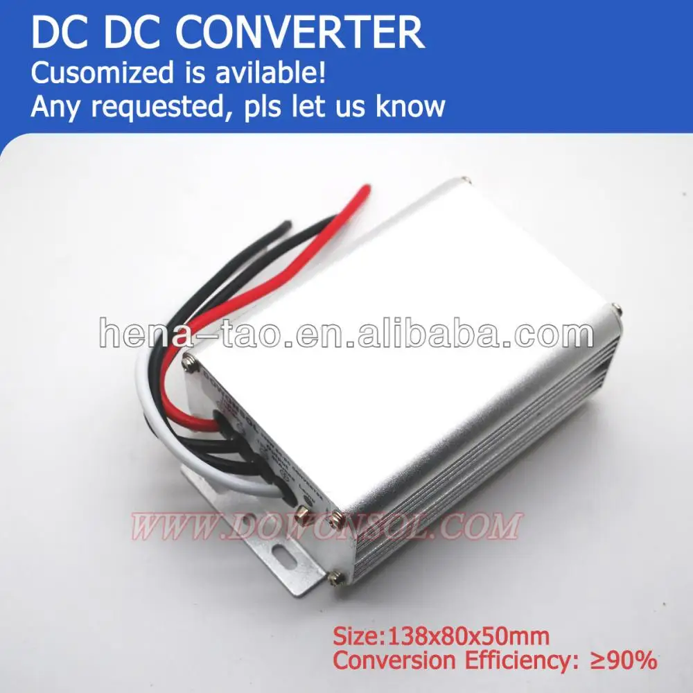 360W 30A 24V to 12v car voltage stabilizer/converter waterproof 12v dc cars converter small size