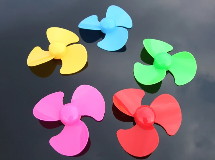 10pcs 30-90mm 3 Leaf Propeller Blades for RC Boat DIY Prop