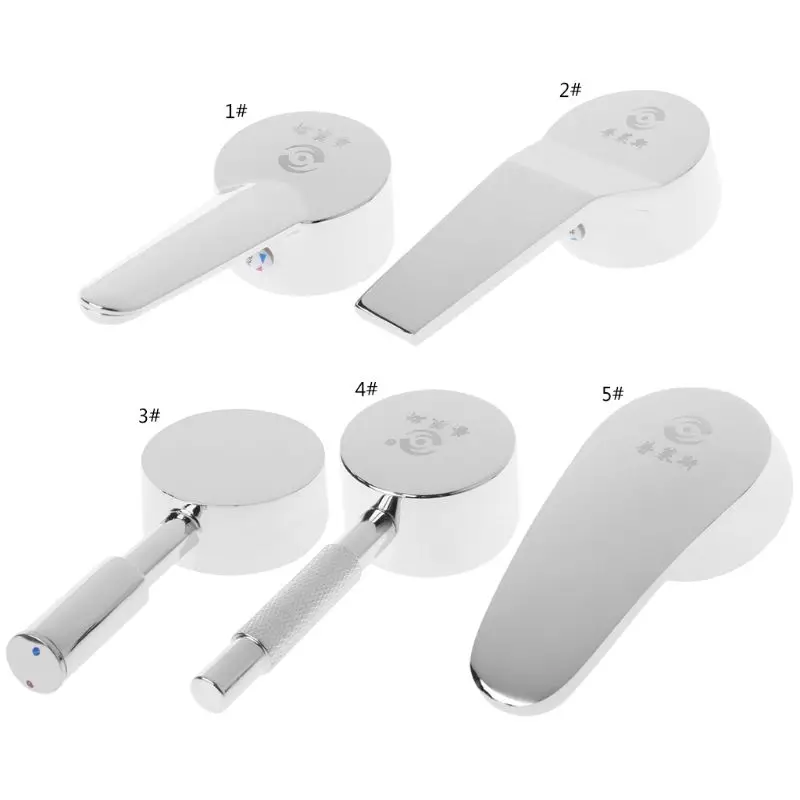 Basin Plated Faucet Handle Bathroom Kitchen Accessories