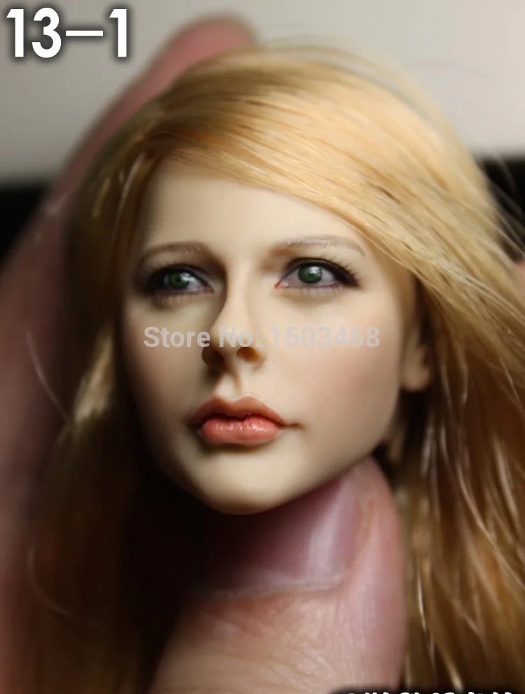 1/6 scale figure accessories beauty girl headsculpt Head shape carved for 12