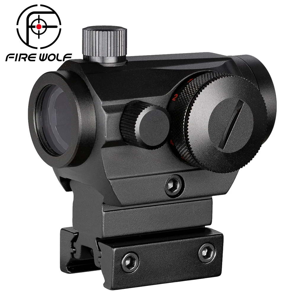 Tactical Hunting Red Green Dot Reflex Sight Scopes With High/low Dual Profile Rail Mount Airsoft Air Guns Rifle Red Dot Scopes