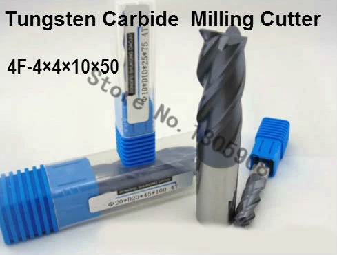 

4F-4.0*4*10*50,HRC50,carbide end mills,Carbide Square Flatted End Mill , the lathe tool,boring bar,cnc,machine