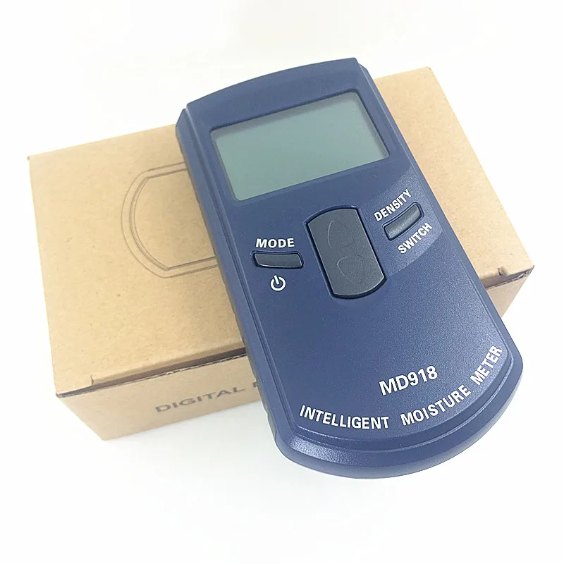 Inductive Wood Timber Moisture Meter Hygrometer Digital Electrical Tester Measuring Tool MD918 4~80% Density Electromanetic