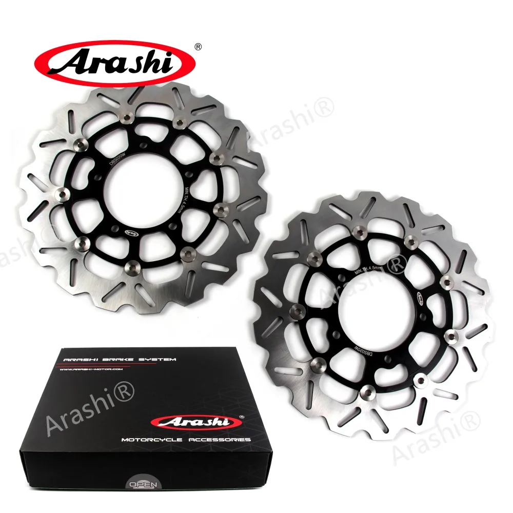 Arashi 1 Pair CNC Floating Front Brake Discs Rotors For SUZUKI VZR 1800 BOULEVARD M109R 2017 VZR1800 Motorycle Accessories