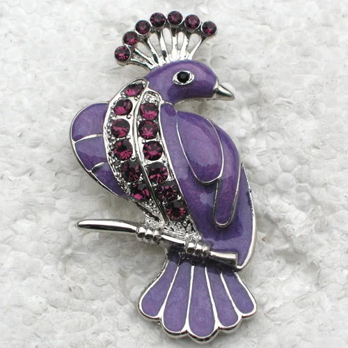 60pcs/lot Mixed Color (Can Notes Color) Wholesale Rhinestone Enameling Bird Pin brooches jewelry gift Accessories  C101329