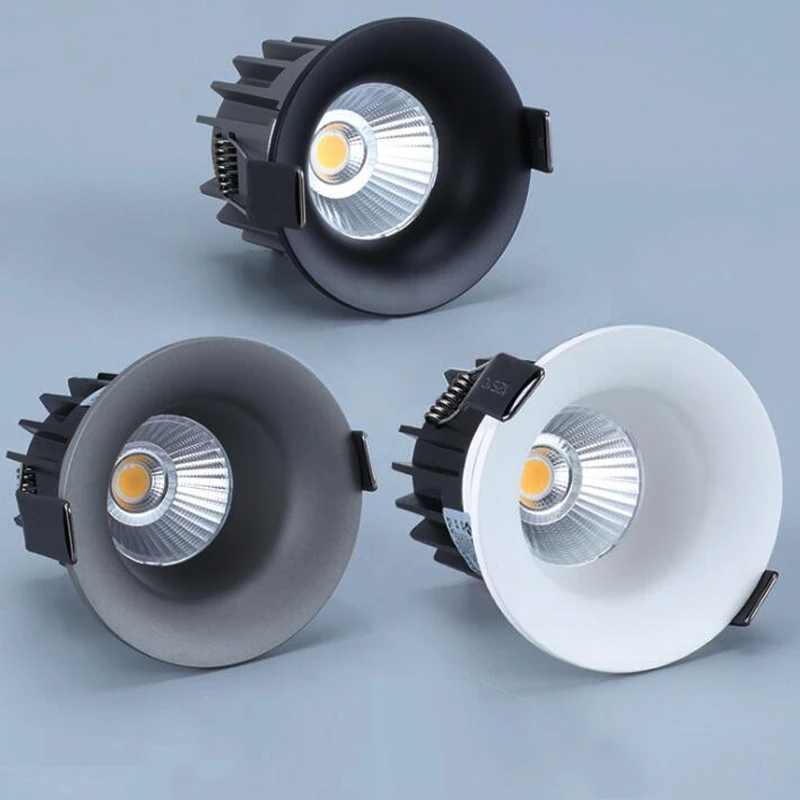 High Quality LED Downlight Light COB Ceiling Spot Light 5W 7W 10W LED Ceiling Recessed Lights Indoor Lighting