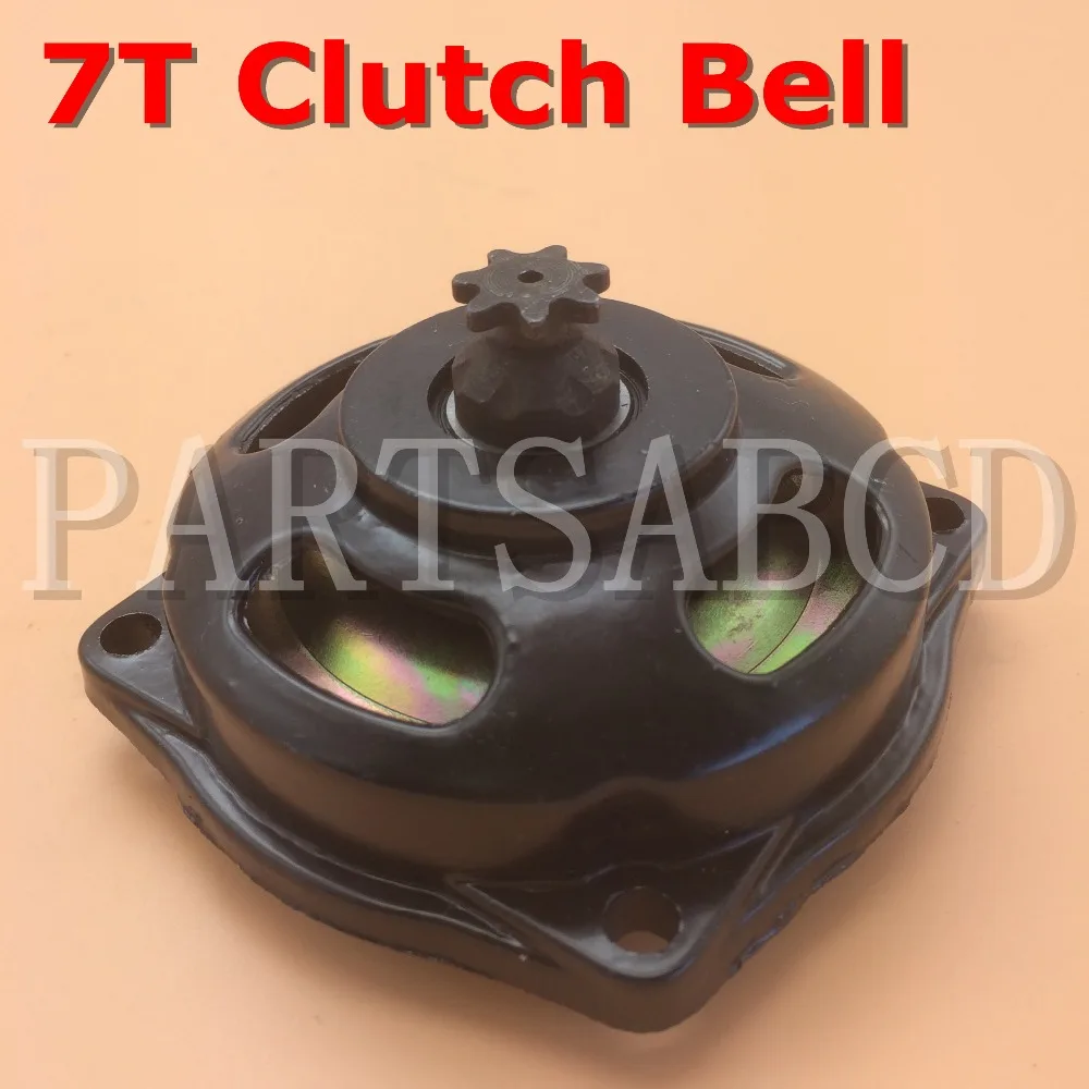 

PARTSABCD T8F 7T 25H Clutch Bell Housing 47cc 49cc Mini Pocket Rocket Quad Dirt Bike ATV