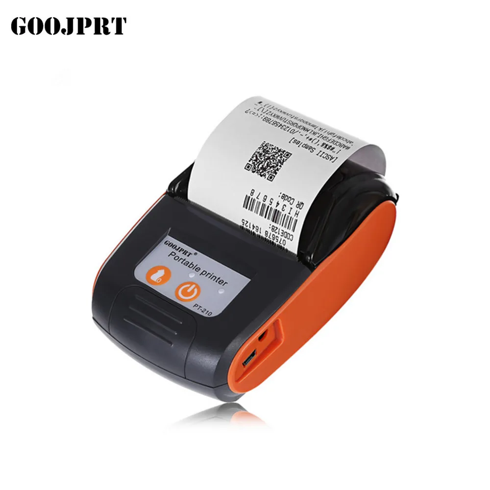 Handheld 58MM Mobile Pocket Bluetooth Thermal Printer Mini Portable Wireless Receipt Printer Window Android iOS for Retail Store
