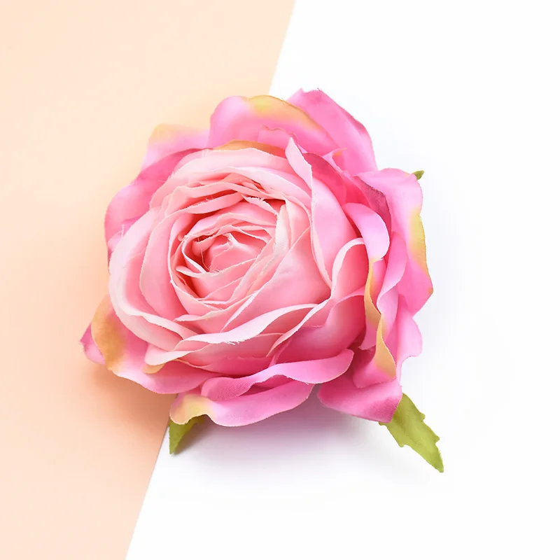6/10 Stück hochwertige Rosen-Seidenblumen, künstliche Pflanzen für Wanddekoration, DIY-Hochzeits- und Heimdekorationszubehör, Kunstblumen zur Dekoration – Detail 6