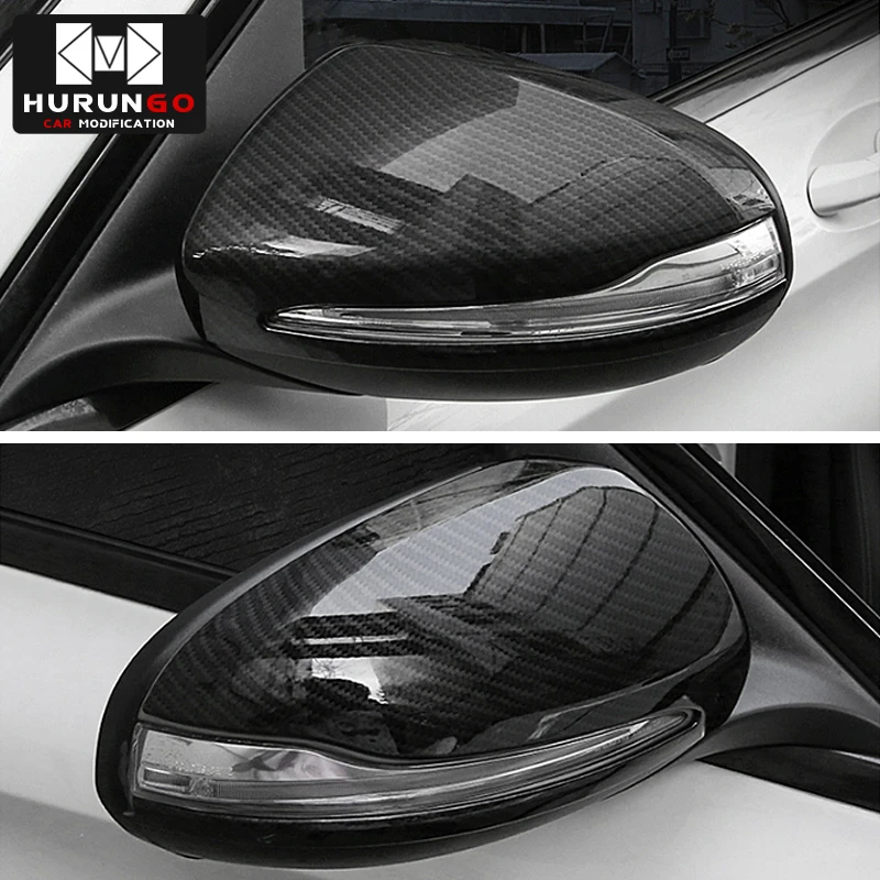 

Carbon Fiber For Mercedes Benz C w205 E W213 GLC-Class X253 S Class w222 ABS Plastic Car Rearview Mirror Cap Cover Trim For LHD