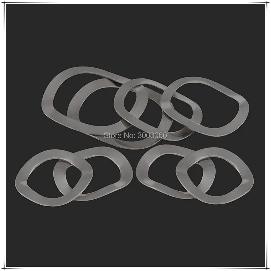 Imagem -05 - Arruela de Pressão da Onda 100 Peças Lote M23 Aço Inoxidável id 23 mm od 29 mm h 0.3 mm de 304 ss