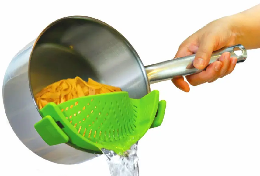 

Kitchen Gadget Tool Pot Pasta Food Drainer Strainer