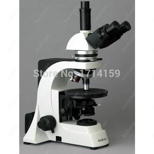 AmScope Supplies 40X-600X Infinity Polarizing Microscope + 3MP Camera