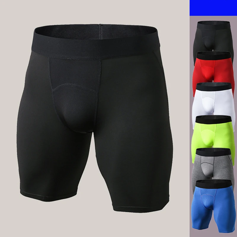 Sommer Lauf Compression Strumpfhosen Shorts Männer GYM fitness Boxer Höschen Schnell trocknend Stretch Fußball Hosen Jogging MMA Badehose